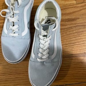 Baby Blue low top vans